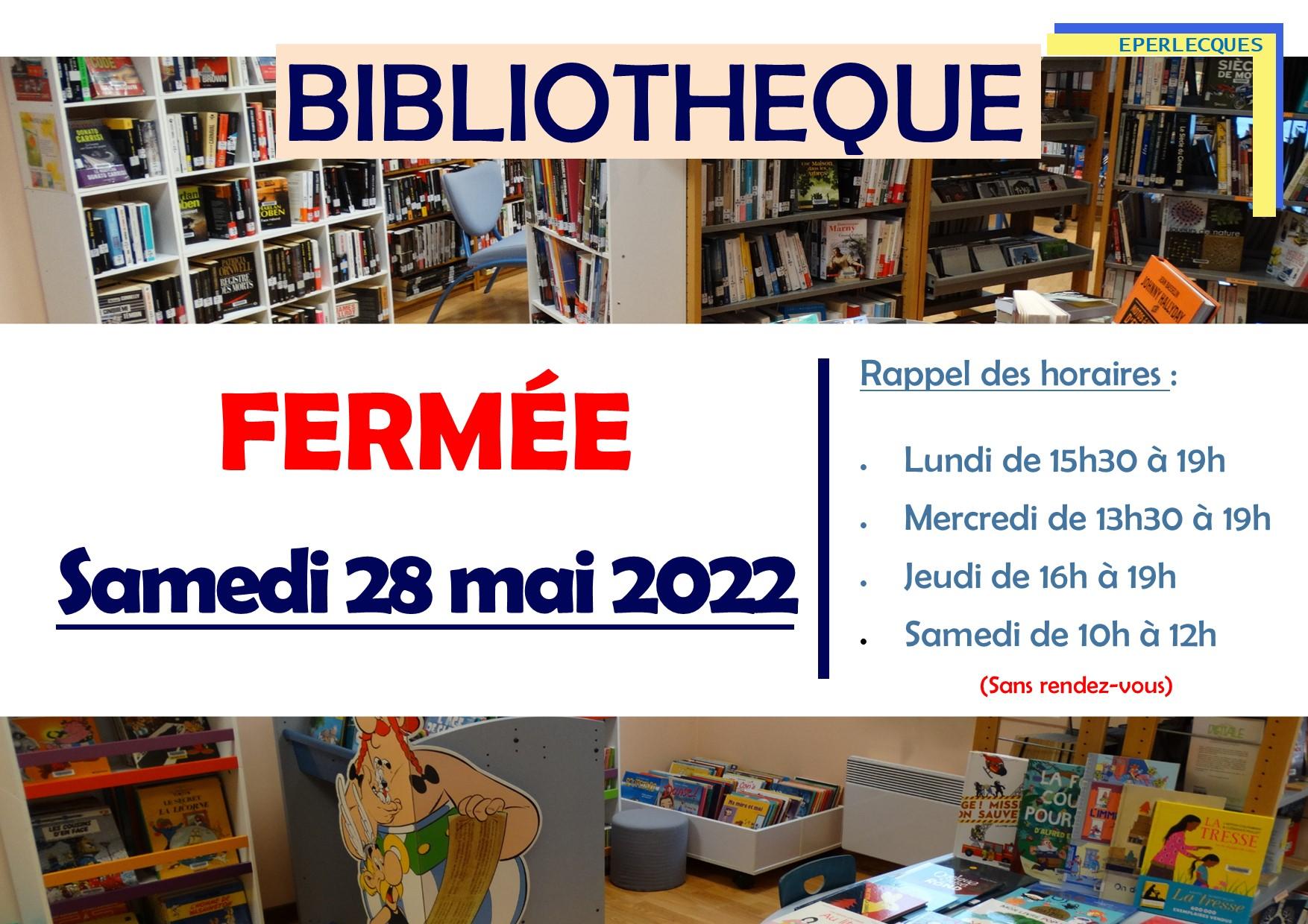 Bibliotheque fermee