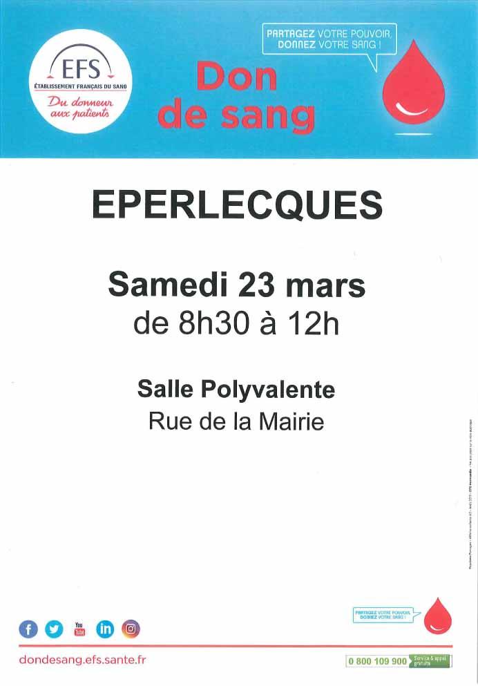 Don de sang eperlecques