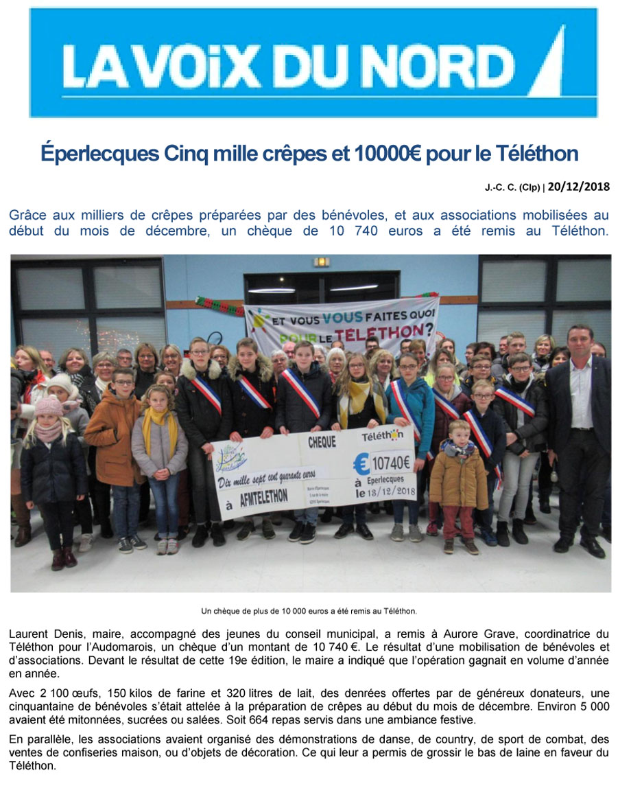 Eperlecques telethon 2018