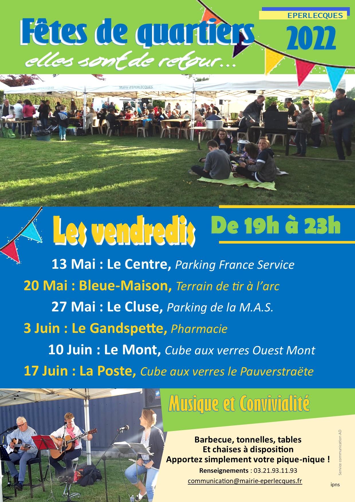 Fetes de quartier 2022