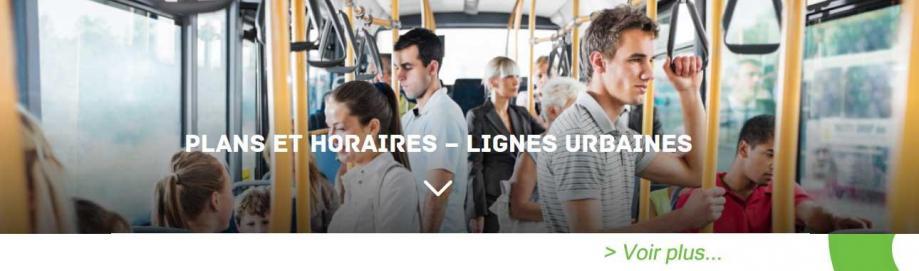 Plans et horaires lignes urbaines