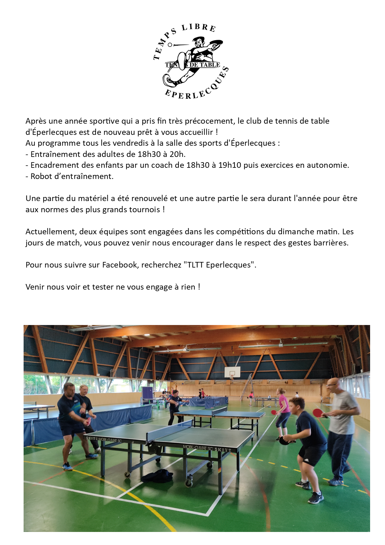 Tennis de table