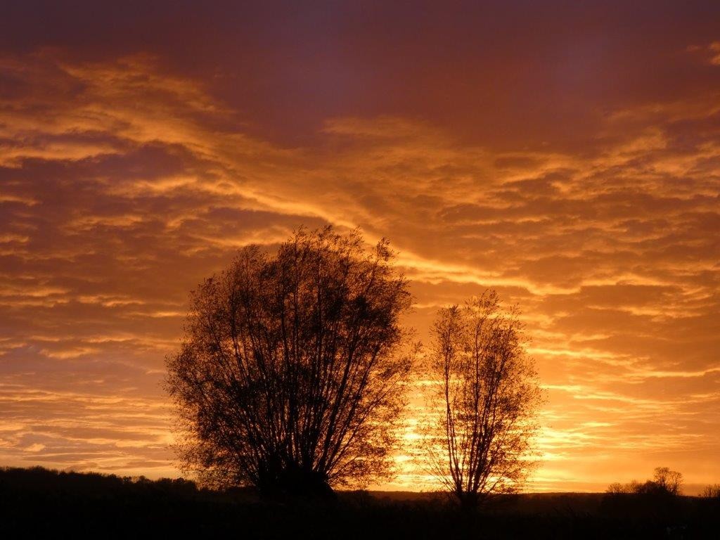 Coucher de soleil au cluse