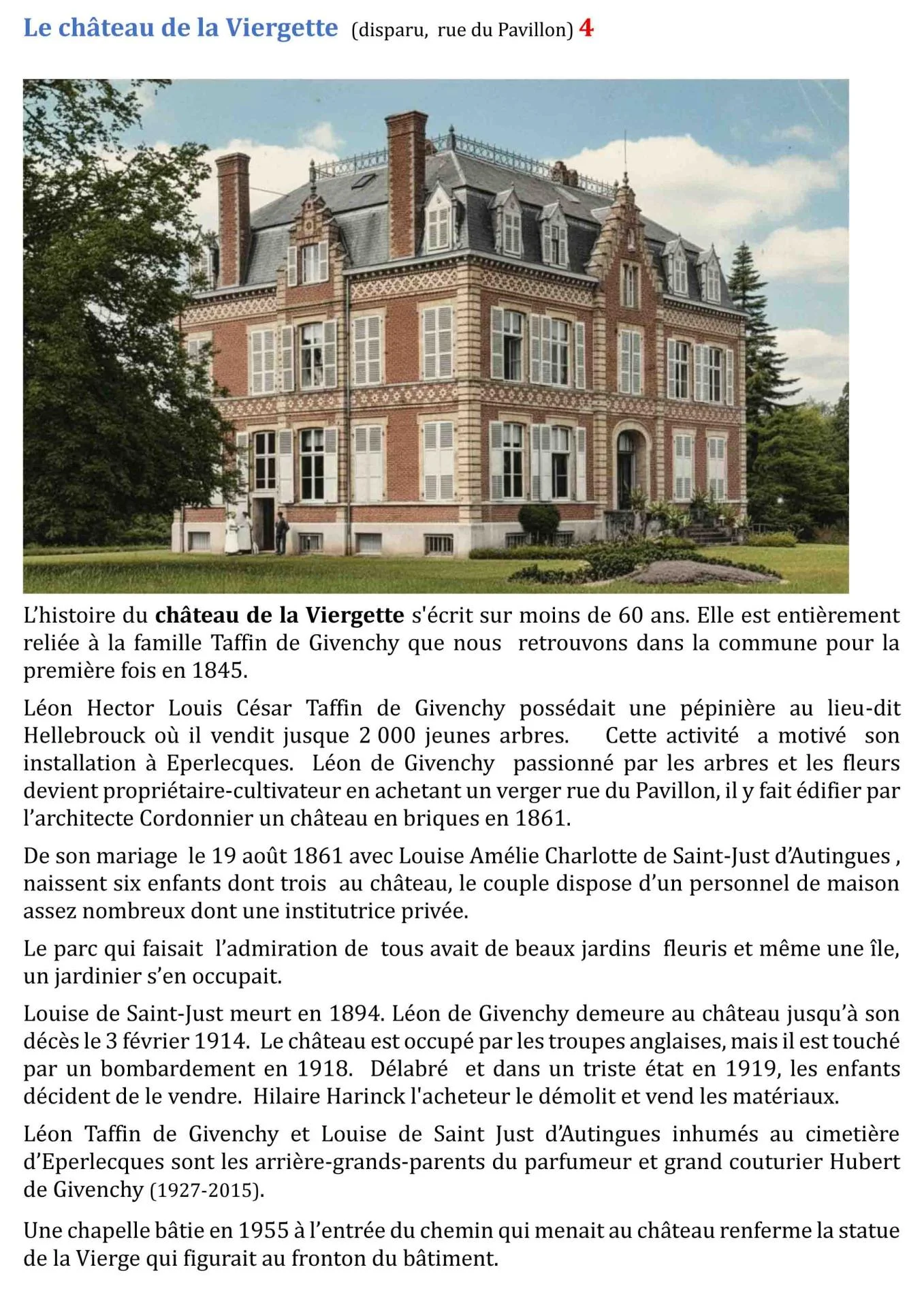 Le chateau de la viergette